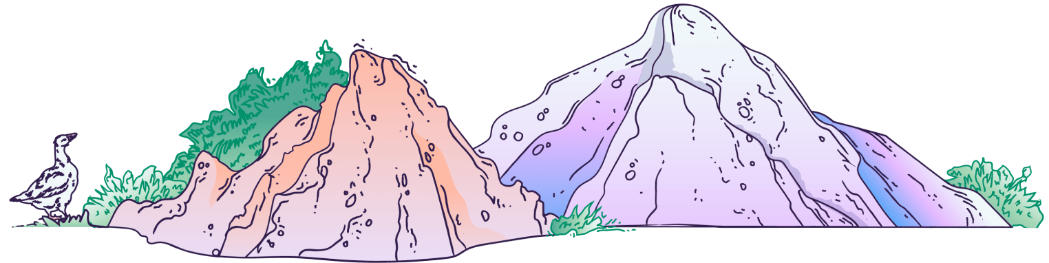 Mountains illustration